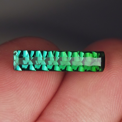 Millenium Cut Blue Green Tourmaline Brazil 2.43ct  Litnon.com