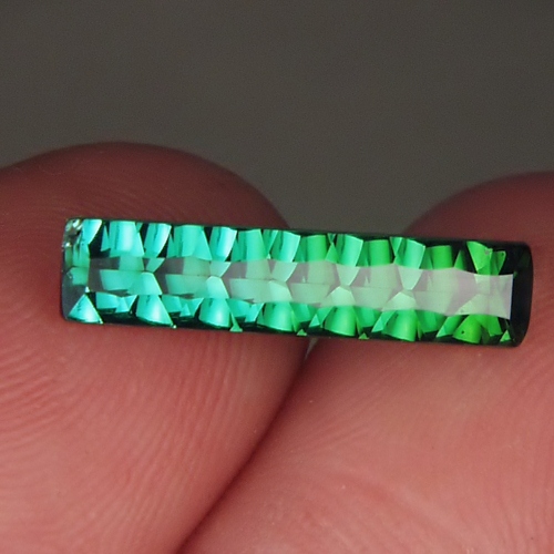 Millenium Cut Blue Green Tourmaline Brazil 2.43ct  Litnon.com