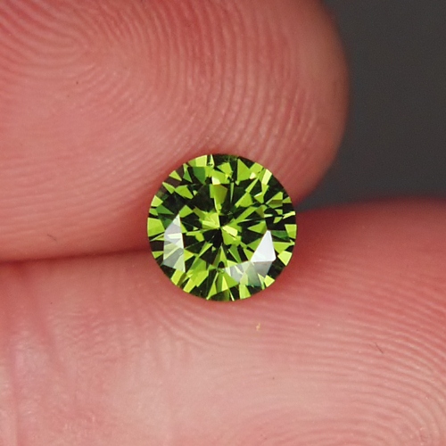 Fine Cutting Demantoid Green Cubic Zirconia  Litnon.com