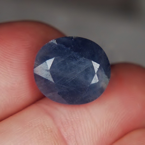Huge Opaque Blue Sapphire Sri Lanka 15.43 ct  Litnon.com