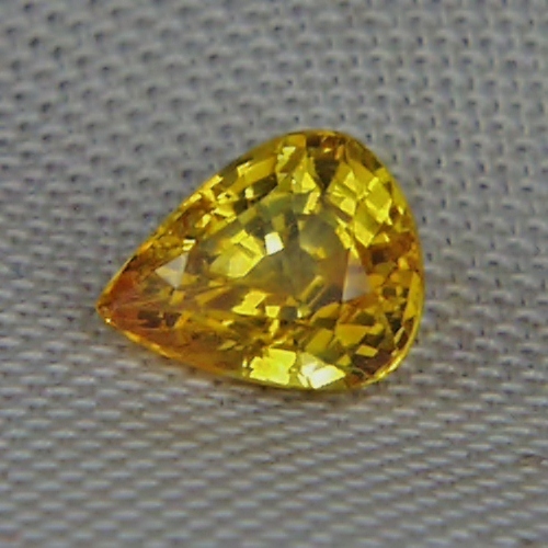 Fine Color Rich Golden Yellow Sapphire Sri Lanka 1.58 ct  Litnon.com