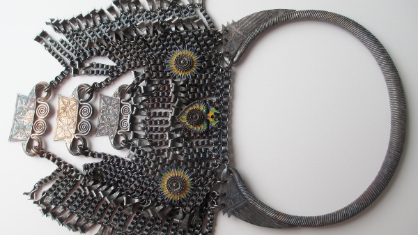 Antique Hand Made Traditional Hmong Ceremonial Necklace Laos  Litnon.com