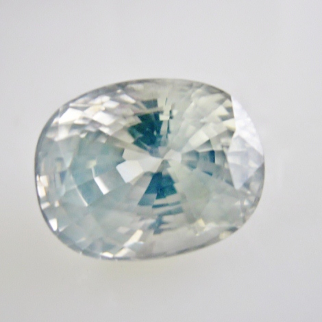 Huge Hazy Grey Natural Zircon Sri Lanka 12.73  Litnon.com