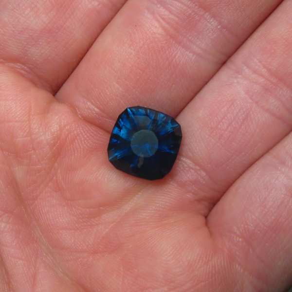 Ultra Rare USA Cut Huge Montana Sapphire 9.58 Carats  Litnon.com