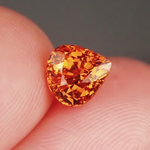 Color and Fire Mandarin Spessartite Garnet Nigeria 2.60 ct  Litnon.com