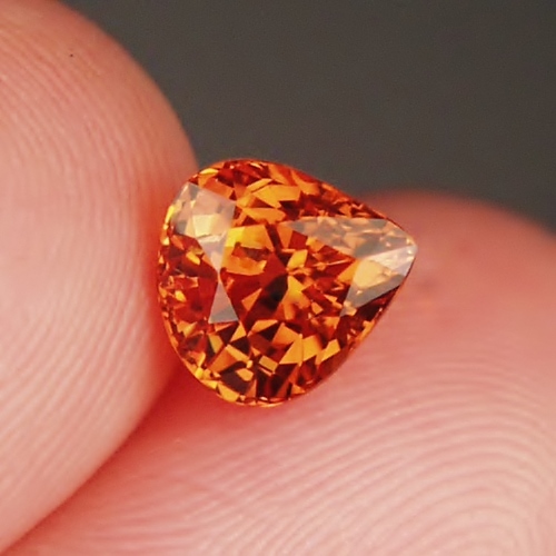 Color and Fire Mandarin Spessartite Garnet Nigeria 2.60 ct  Litnon.com
