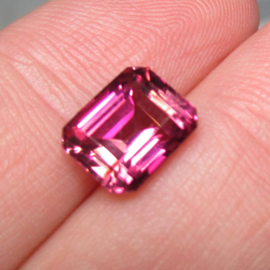 Big and Bold USA Cut Fine Pink Tourmaline Nigeria 3.49 ct  Litnon.com