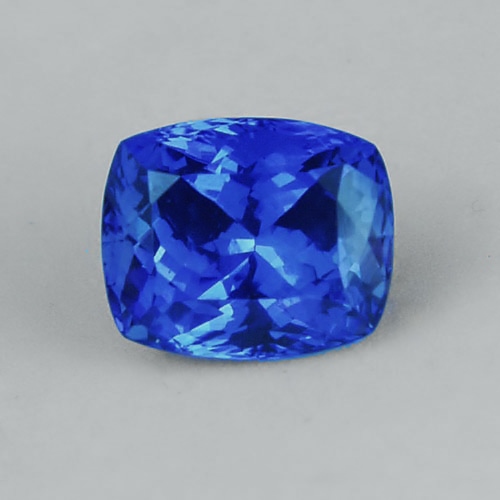 Color and Quality Cushion Cut Blue Tanzanite 3.90ct  Litnon.com