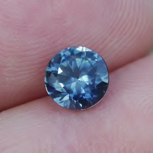 USA Cut! Bright Steel Blue  Montana Sapphire 1.48 ct   Litnon.com