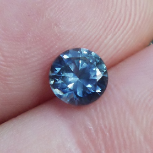USA Cut! Bright Steel Blue  Montana Sapphire 1.48 ct   Litnon.com