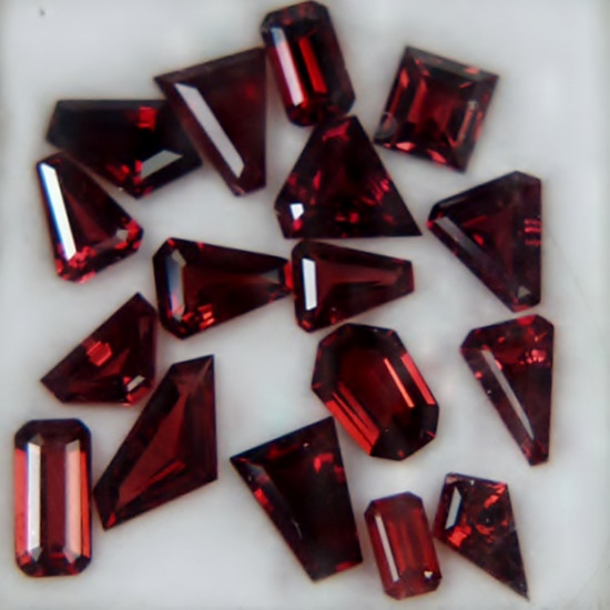 Fancy Cut Umba River Mixed Species Garnet Lot Tanzania 12.91ct  Litnon.com