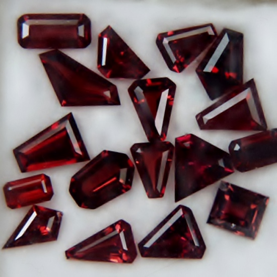 Fancy Cut Umba River Mixed Species Garnet Lot Tanzania 12.91ct  Litnon.com