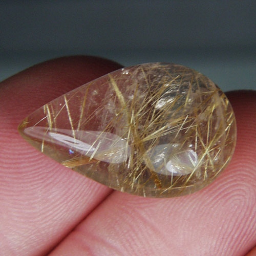 Big Brazil Rutilated Quartz Cabochon 16.84 ct  Litnon.com