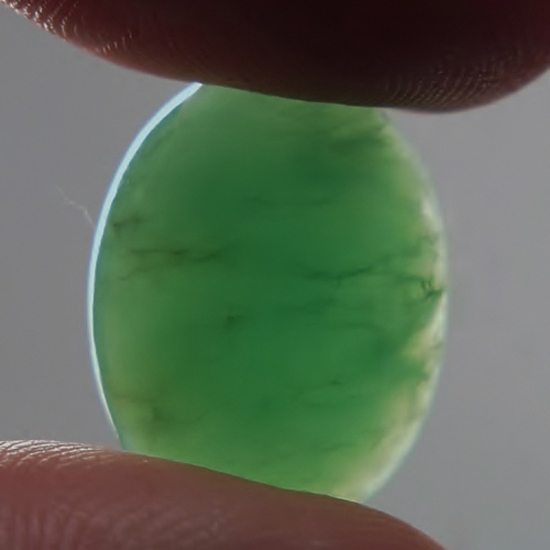 Color & Quality! Canadian Polar Jade Nephrite Cab 14.11 ct  Litnon.com