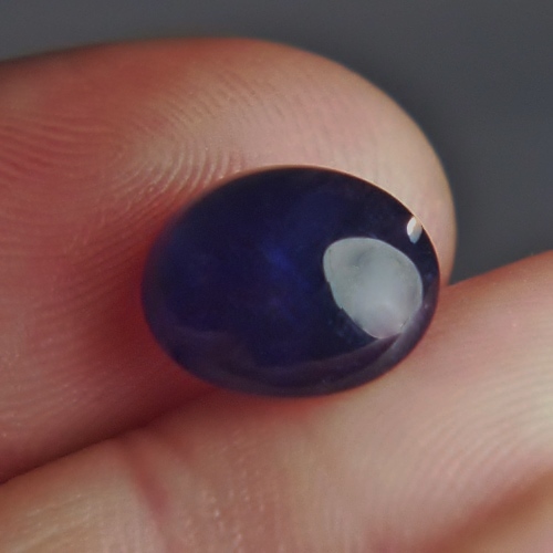 Deep Blue Natural Sapphire Cab Madagascar 6.94 ct  Litnon.com