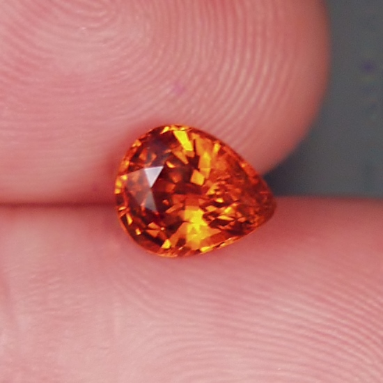 Classic Color Natural Spessartite Garnet Nigeria 1.28ct  Litnon.com