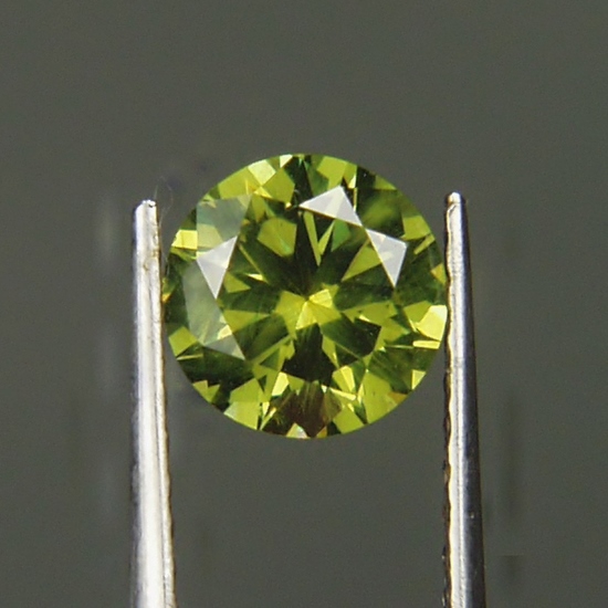 Brilliant and Top Cut Color Shift Russian Demantoid Garnet GL Litnon.com