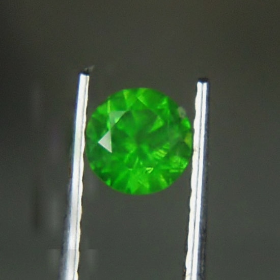 Rare Gem Glowing Green Russian Demantoid Garnet  Litnon.com