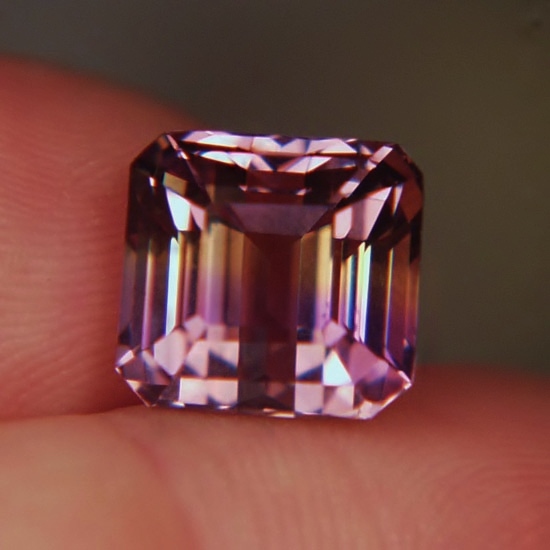 Big and Bright Natural Color Split Bolivian Ametrine 7.56 ct  Litnon.com