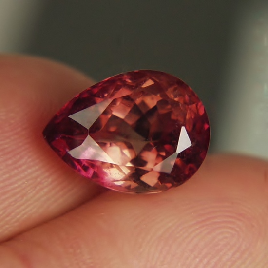 Big and Clean Natural Mixed Color Tourmaline Nigeria 7.48 ct  Litnon.com