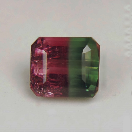 Old Stock Natural Watermelon Bi-Color Tourmaline Brazil 4.06 ct  Litnon.com