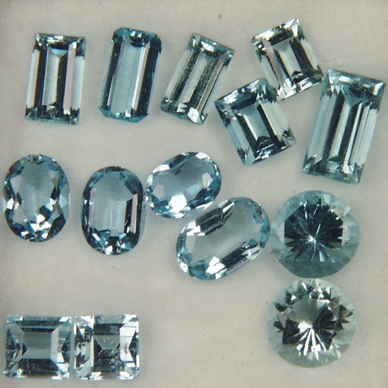 Nice Color Brazil Aquamarine Lot 9.80 Carats Litnon.com