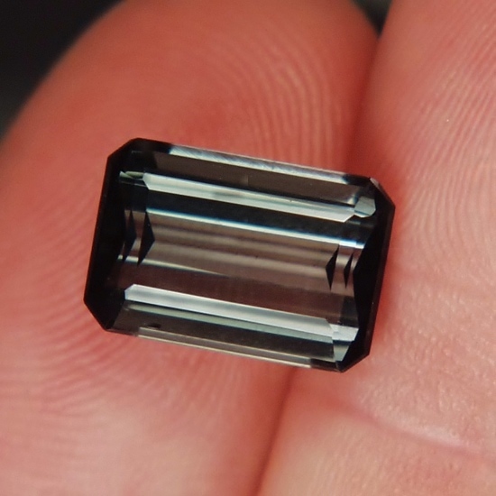 Top Cutting & Bright! Unusual Collectors Color Gray Tourmaline 5.62 ct  Litnon.com