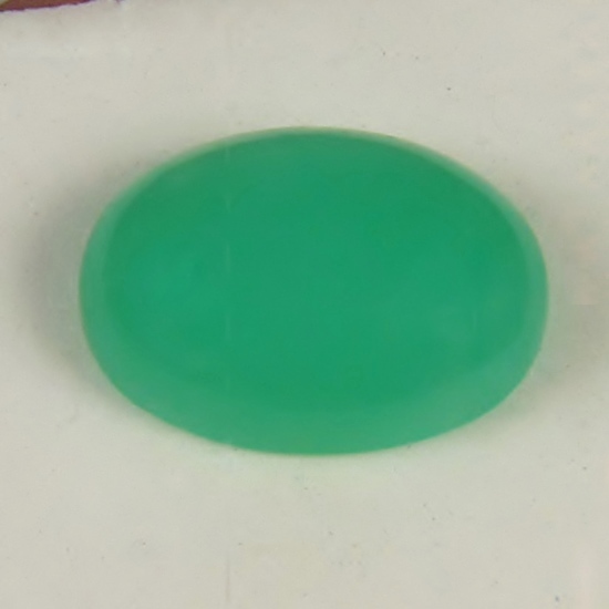 Fine Gem Color Australia Chrysoprase Cab 15.51 ct  Litnon.com
