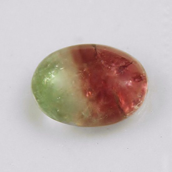 Natural Watermelon Bi-Color Tourmaline Cab Brazil 4.33 ct  Litnon.com