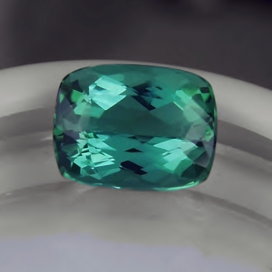 Superior Color Old Stock Blue Green Tourmaline Brazil 2.70ct  Litnon.com