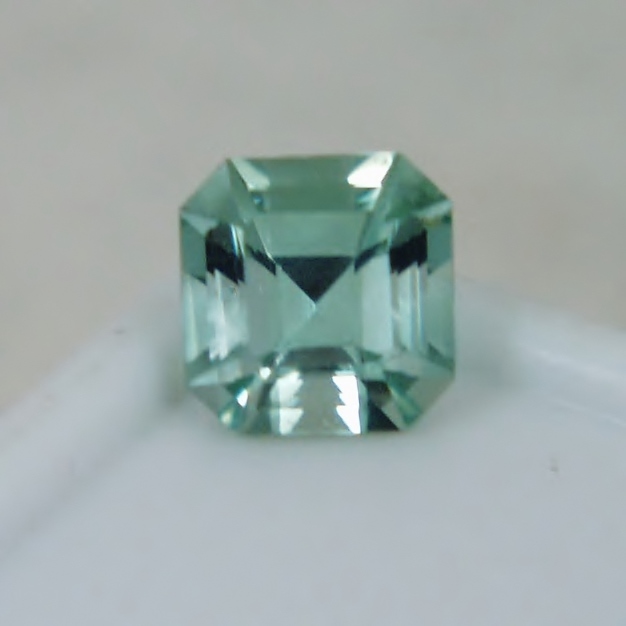 USA Cut Sea Foam Green Tourmaline Afghanistan 1.66 ct  Litnon.com