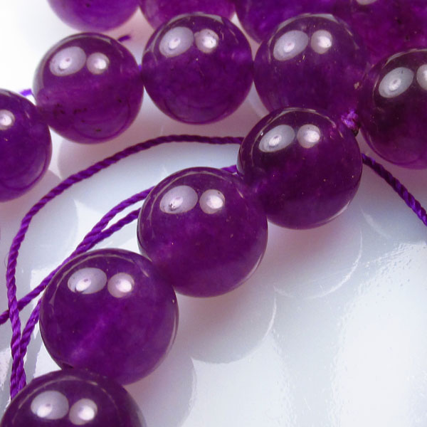 400 Carats 12 mm Drilled Rich Purple African Amethyst Beads  Litnon.com