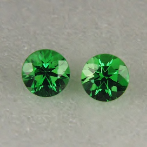 Color Matched Tsavorite Garnets 4mm Pair Kenya  Litnon.com