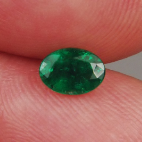Intense Color Natural Zambian Emerald  Litnon.com