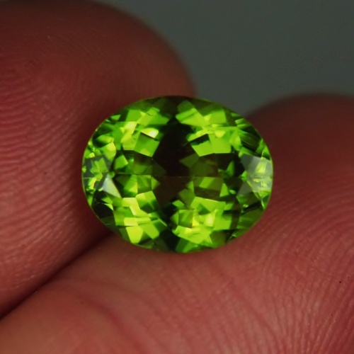 Fine Color! Big & Bright Natural Arizona Peridot 4.21 ct  Litnon.com