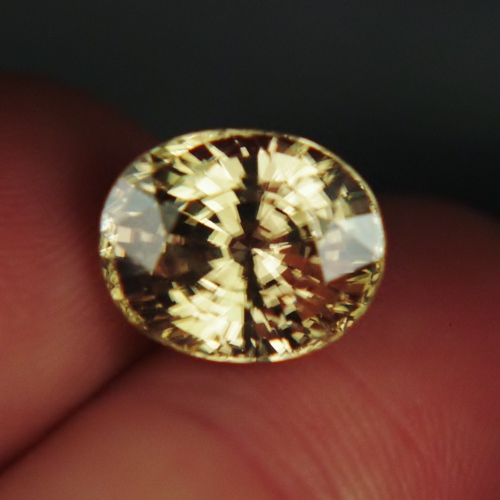 Huge and Brilliant Natural Unheated Yellow Zircon Sri Lanka 9.85ct  Litnon.com