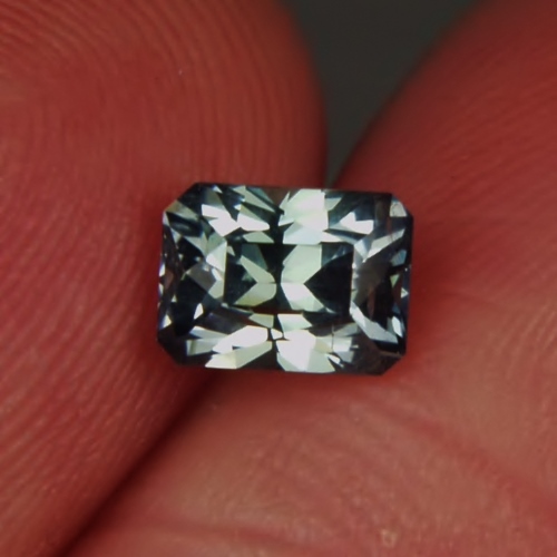 Unheated Steely Green Blue Montana Sapphire 1.43ct  Litnon.com