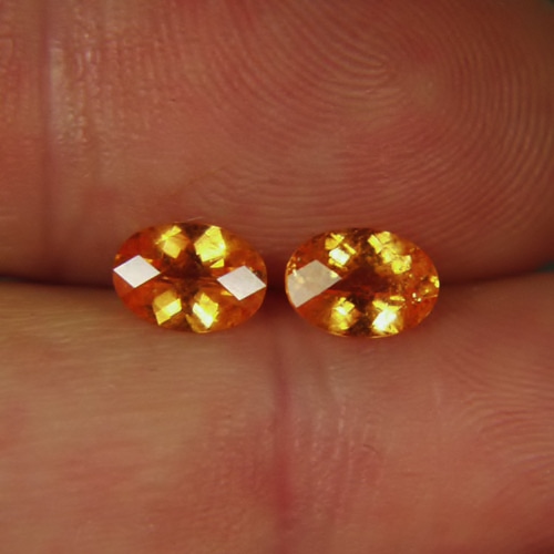 Special Price Loliondo Mandarin Spessartite Garnet Pair 1.86 ct tw  Litnon.com