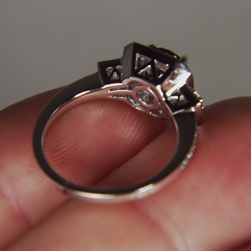 Natural Fancy Chocolate Color Diamond Ring VVS 1.14ct  Litnon.com