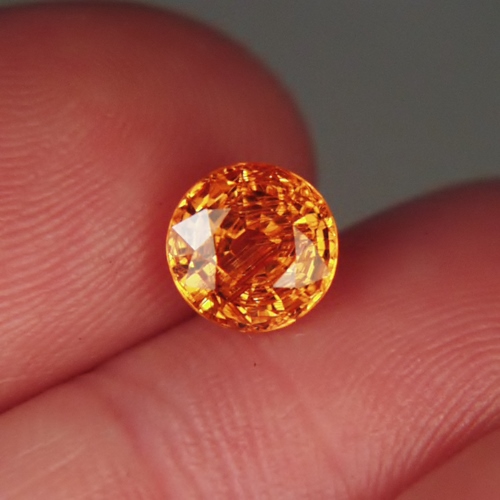 Glowing Fireball Top Color Mandarin Spessartite Garnet 2.66 ct  Litnon.com