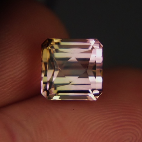 Bright Clean & Pretty! Bi Color Tourmaline Afghanistan 4.64 ct  Litnon.com