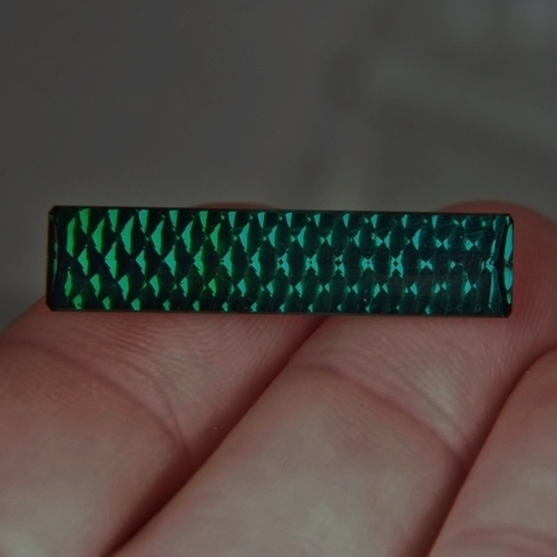 Special Gem Millenium Cut Blue Green Tourmaline Brazil 12.60ct  Litnon.com