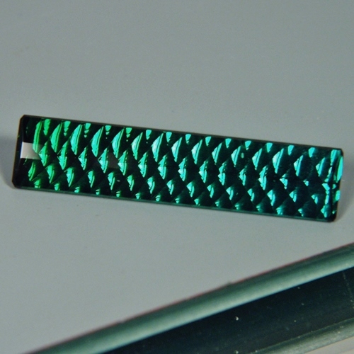 Special Gem Millenium Cut Blue Green Tourmaline Brazil 12.60ct  Litnon.com
