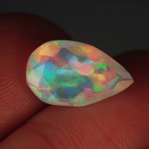 Spectacular Fire USA Cut Gem Quality Welo Opal 3.14ct  Litnon.com
