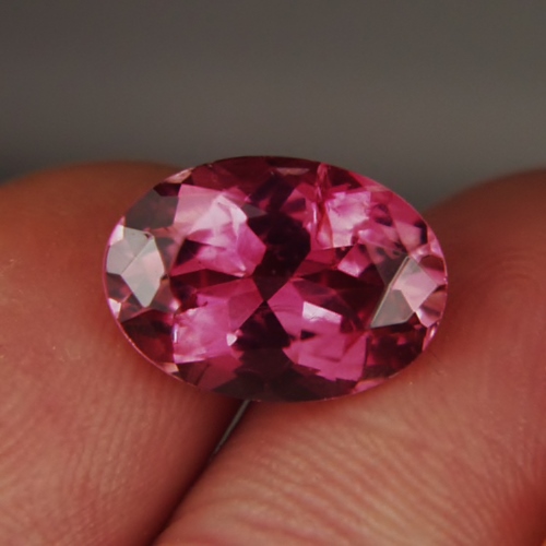 Color Untreated Natural Pink Tourmaline Afghanistan 5.95 ct GLI PAID Litnon.com