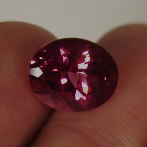 Big Rich Saturated Pink Tourmaline Nigeria 5.37 ct  Litnon.com