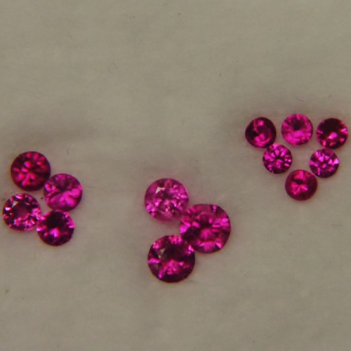 Old Jewelers Stock Bright Fluorescent South East Asia Ruby Melee  Litnon.com