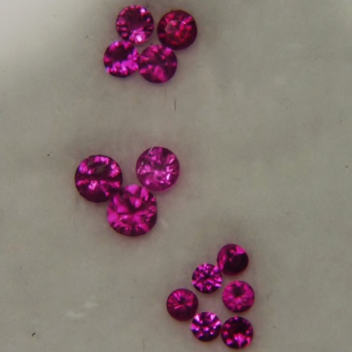 Old Jewelers Stock Bright Fluorescent South East Asia Ruby Melee  Litnon.com