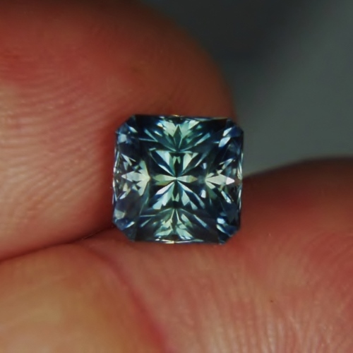 Unheated USA Cut Green Blue Montana Sapphire 2.67ct  Litnon.com