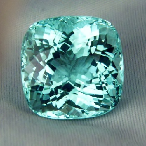 BIG! Pool Blue Paraiba Tourmaline Mozambique 31.95ct GL Litnon.com